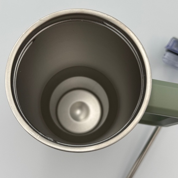 Oggi 40oz ThermoTumbler Stainless Steel Insulated Mug w/ Handle & Straw - Picture 3 of 5